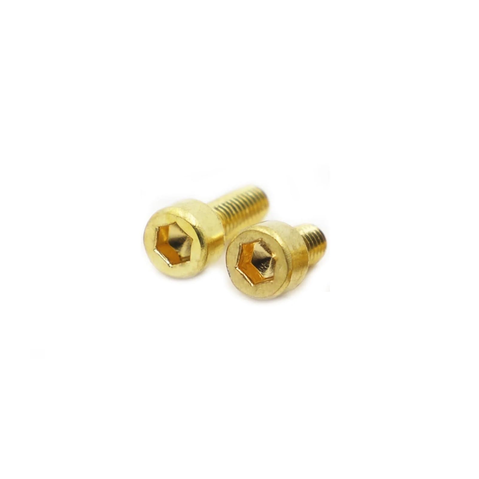 Seroni 25Mm Dhaey 1-10Pcs M3 M4 M5 M6 M8 M10 Brass Hex Hexagon Socket Cap Head Screws Bolt(,M8 2Pcs)