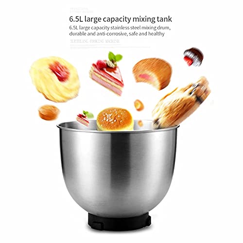 Feixunfan Küchenmaschine 1300W 6.5L Elektrische Mixer-Sahne Schlagmaschine Für Das Hausbacken für Brot Kuchen (Farbe… – Bild 6