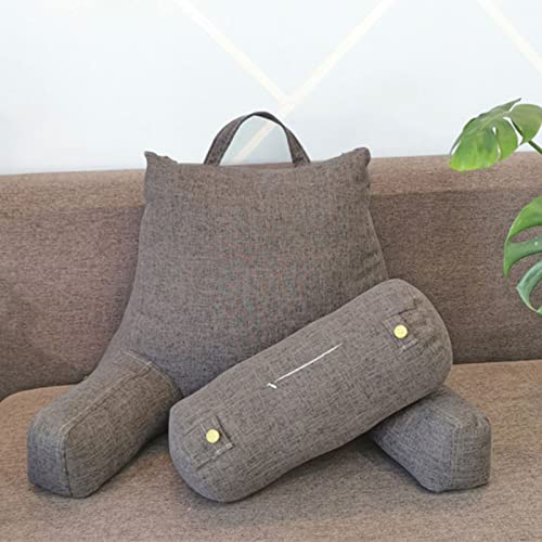 Coussin de lecture haut de gamme grand format avec accoudoirs