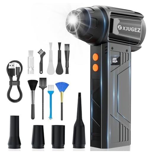 XJUGEZ Electric Air Duster with 4 Gears