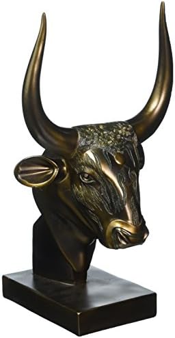 Design Toscano Apis the Bull, Egyptian Diety of Strength Bust Cow...