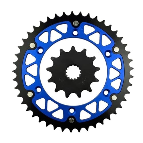 Pignon 13T et couronne 45T pour moto WR 125 et YZ125