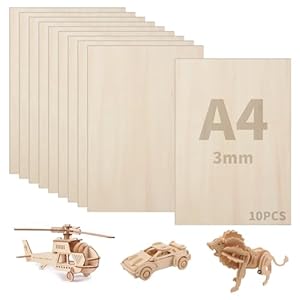 Bucomtu FC-027 Sperrholzplatten 10 Stück 3mm