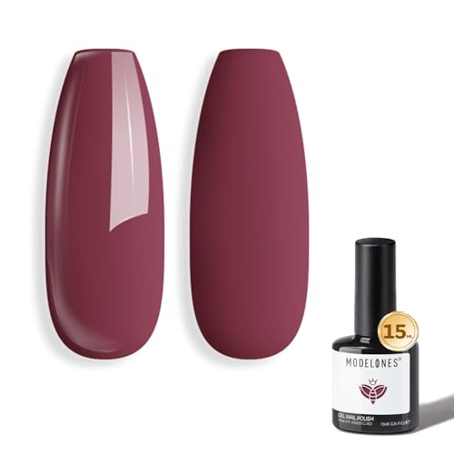modelones Purple Gel Nail Polish Plum Rosy Nail Polish
