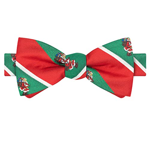 KissTies Boy's Pre-Tied Christmas Bow Tie Santa Claus Is Coming Kids Holiday Bowties
