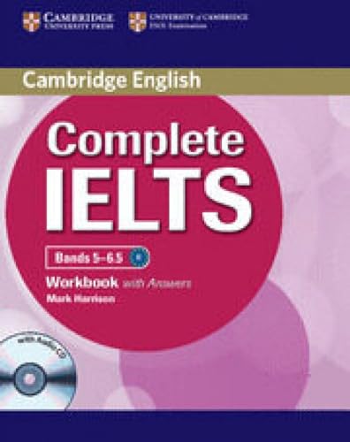 Used Book in Good Condition Complete IELTS Bands 5-6.5 Livello B2 Workbook with Answers with Audio CD