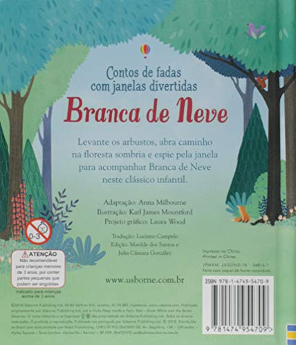 Contos de fadas com janelas divertidas : Branca de Neve