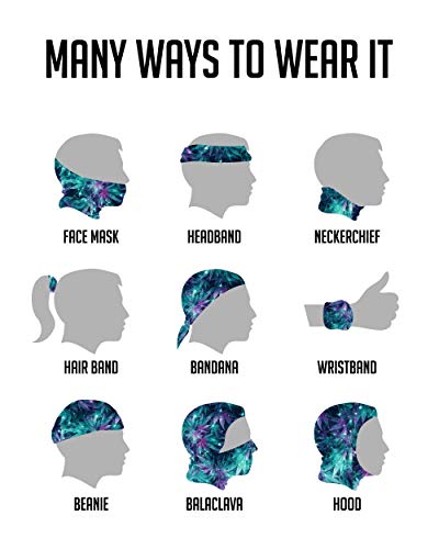 iHeartRaves Hidden Visions Multi-Functional Seamless Face Mask Bandana - Thumbnail 5