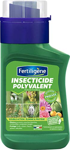 FERTILIGENE FPOLY250N - Insecticide Concentré Polyvalent 250 ml - Huile végétale de Colza - Contre nombreux insectes (cochenille, mouche blanche, puceron, etc.) -...