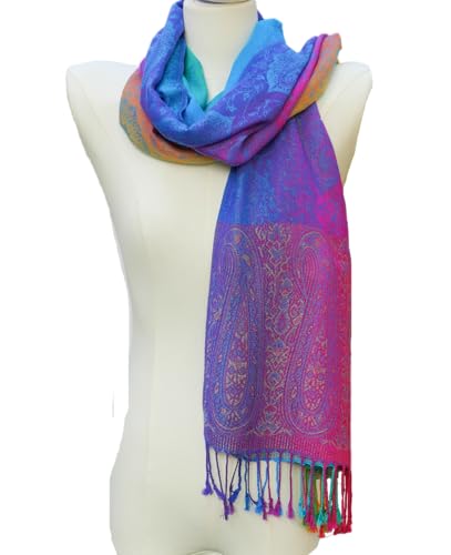 Womens Paisley Scarf Fashion Women's Silky Scarf Luxury Satin Shawl Wraps Scarves for Women3