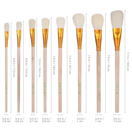 Set de 8 pinceles para polinización manual BESTYASH miniatura 5