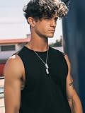 Richsteel Dog Tag Kette Militärischen Zwei Erkennungsmarke Anhänger mit Gravur für Damen und Herren