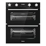 Hisense BID75211BGUK Built Under Electric Double Oven - Black - A/A Rated