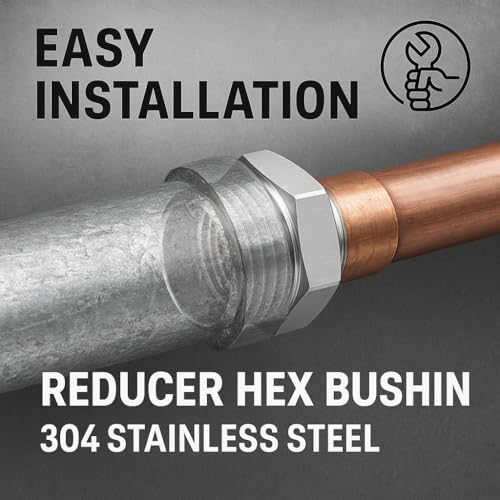 Accesorio de acero inoxidable con buje hexagonal NPT de alta presión 7