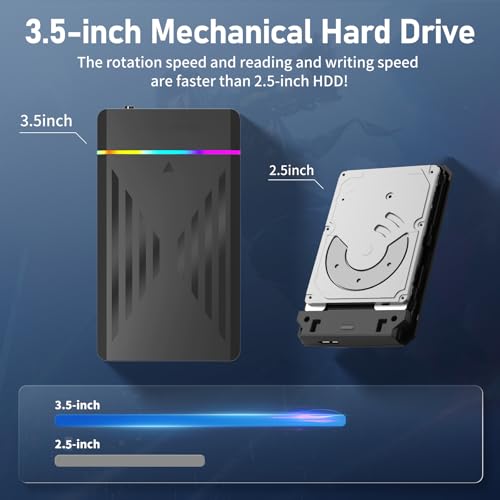 3T Retro Game Console HDD with 17000+ Video Games, 39 Emulator Console Plug and Play for PC/Laptop, 3 Game System, Launchbox Hard Drive Emulator, Retrobat for Win 8.1/10/11, 7200 RPM, 128M Cache, 6G/s - Image 5