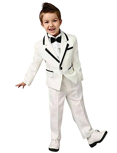 Tuxedos de mariage pour garçon avec veste à un bouton coupe ajustée premium