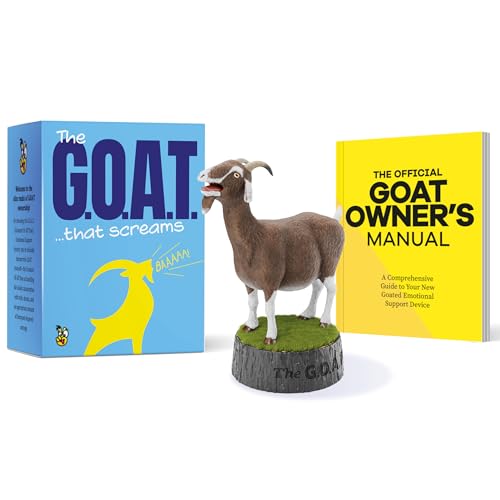 The Screaming Goat Desk Toy - White Elephant Gifts - Funny Gag Gift Ideas for Coworkers - Unique Fun Desk Toys - Hilarious Easter Basket Stuffers