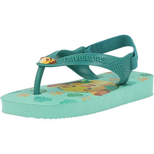 Chinelo, Havaianas, New Baby Disney Classics, Bebê Unissex, Verde Orvalho, 17/18