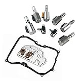 09G321370 09G325429A 09G 8pcs Transmission Solenoid Valve Filter Gasket Kit Set Compatible with V-W Beetl-e Jett-a Rabbit Gol-f 2.5