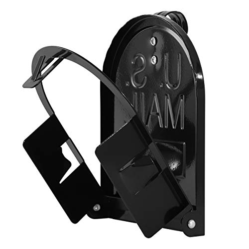 YLOVAN"Snap-in" Mailbox Door Replacement - Cast Aluminum Door and Frame 6 1/4 Inch (Width) by 8 Inch (Height) - Black - Thumbnail 2