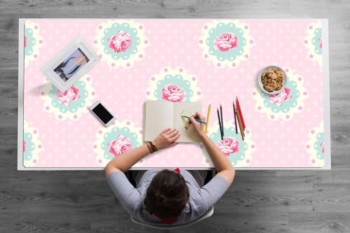 Couverture de bureau imperméable et antidérapante en PVC