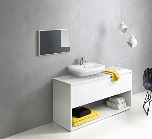 hansgrohe Logis - Waschtischarmatur mit Zugstangen-Ablauf, Wasserhahn Bad mit Auslauf Höhe 70 mm, Mischbatterie Waschbecken wassersparend (EcoSmart), Chrom - Image 4