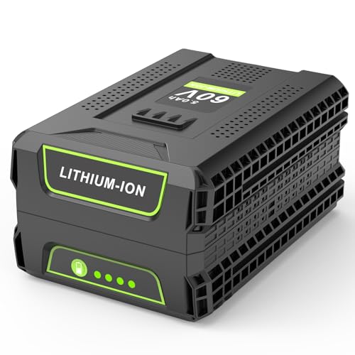 Futurebatt 60V Battery Lithium ion for Greenworks Pro Rechargeable 5000mAh Battery Replacement LB60A03 LB60A02 LB60A00 Compatible with Greenworks 60 Volt Cordless Power Tool