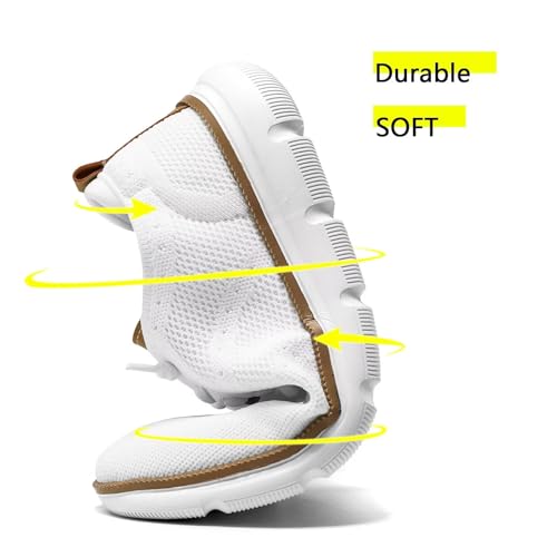 Men's Casual Fashion Sneakers Dress Oxfords Business Walking Shoes Mesh Work Comfortable Lightweight Soft Sole2