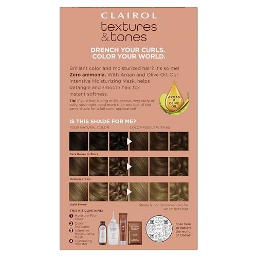 Clairol Textures & Tones Permanent Hair Dye, 6G Honey Blonde Hair Color thumb #1