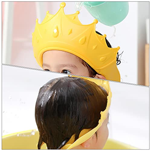 Touca de banho para bebês, viseira de chuveiro, impermeável, chapéu de banho de segurança, viseira d