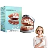 Sepremium Vollprothesen-Set, Premium-Vollprothesen-Set, flexible Vollprothesen der neuen Generation, maßgeschneiderte flexible Zahnersatzlösungen für Männer und Frauen (1pcs)