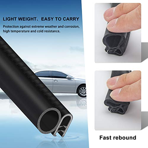 Myfamirea ADRS Car Door Rubber Seal Strip With Side Bulb thumb #2