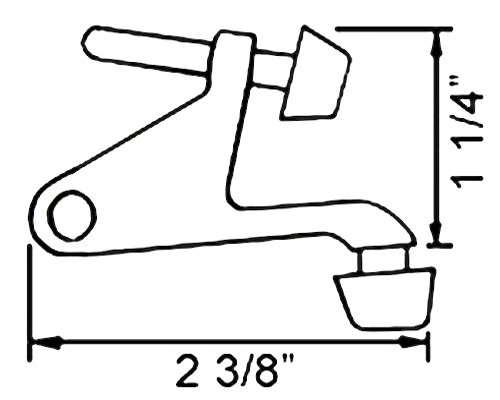 6 Pack Oil Rubbed Bronze Finish Interior Exterior Door Hinges US10B (6 Pack Hinge Pin Door Stop Stopper)