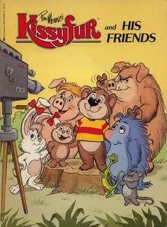 Paperback Phil Mendez's Kissyfur and His Friends Coloring Book