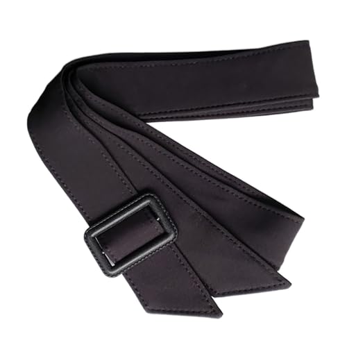 YOU&M Women's Cloth Canvas Durable Waist Belt Bow Tie-Closure Simple Wrap Around Corset Boho for Dress Overcoat Waistband