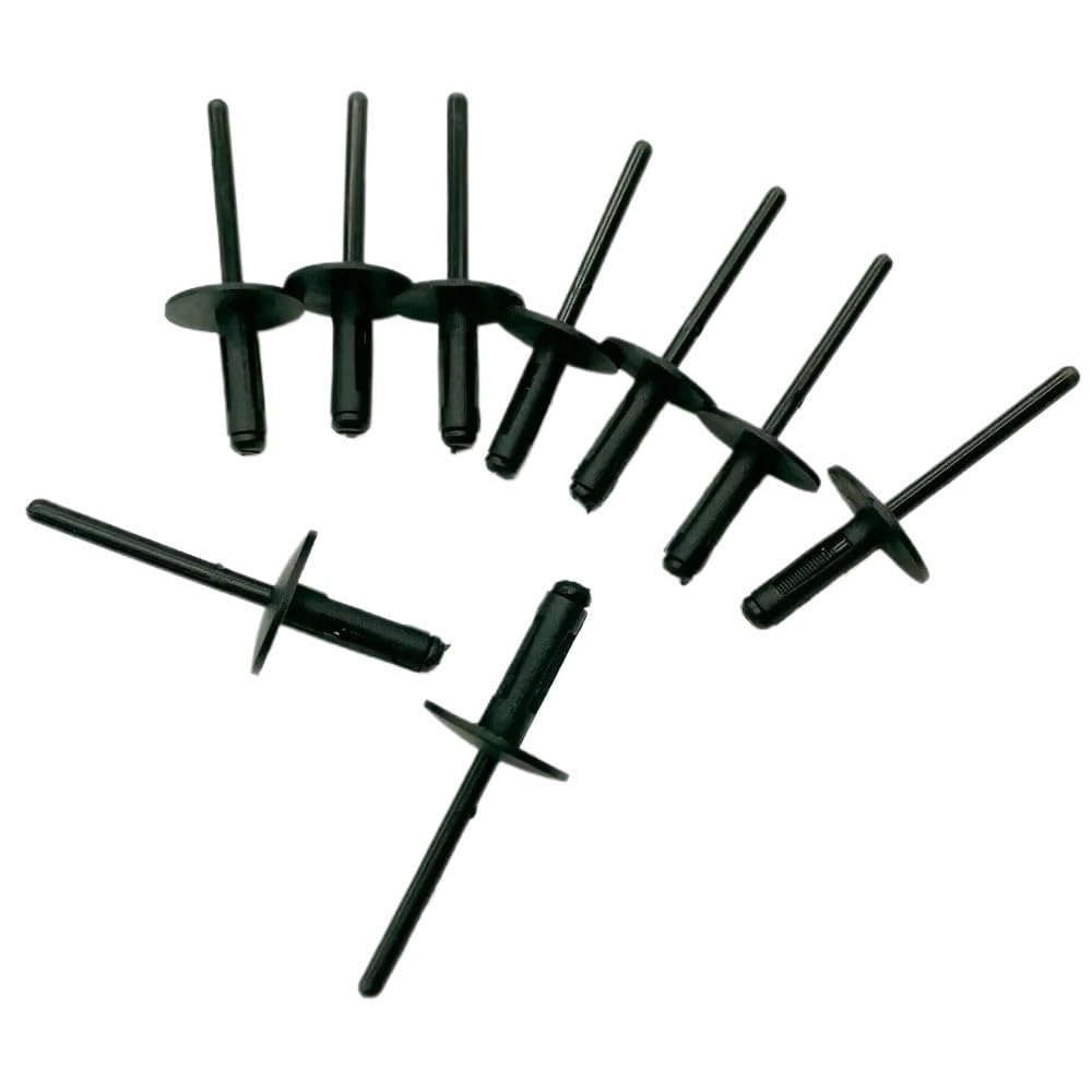 YTQMoreBNZ 50-100pcs Car Fastener Clips Bumper Door Panel Fender Liner Clips Plastic Rivets 6mm For BMW X1 E84 X3 E83 F25 X5 E53 E70 X6(100pcs)