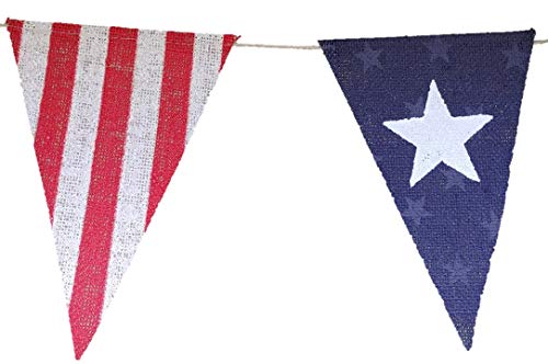 Liphontcta 4th of July Decorations Flag Banner - Patriotic Decorations for the Home - Veterens Day Decorations