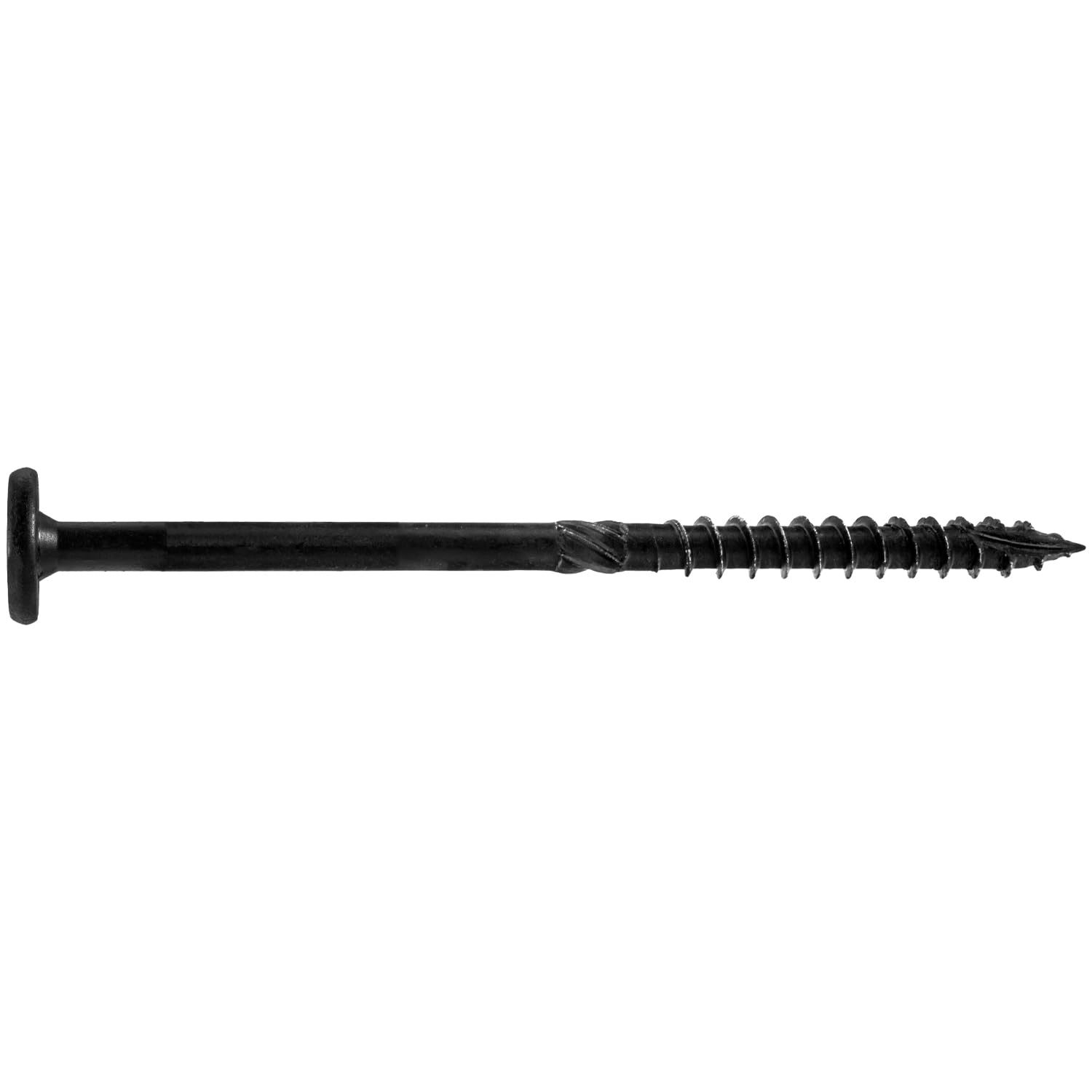 Lot de 50 vis tire-fond à tête gaufrée Utilisées pour la construction de bûches, l'encadrement de bois, les poutres laminées et les granges de poteaux Entraînement Torx T-30