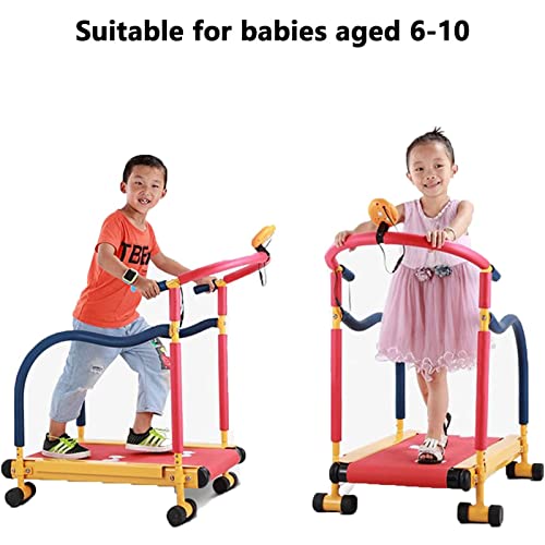 Image of Manual Walking Treadmill for 5-10 Years Old Kids - LCD Screen, Easy Assembly, Home Exercise for Children