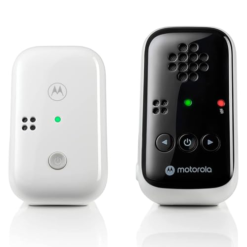 Motorola Nursery - Moniteur pour bébé DECT sans Fil PIP10, Microphone Haute sensibilité, Alerte sonore et Hors de portée, contrôle du Volume, unité Parent Portable