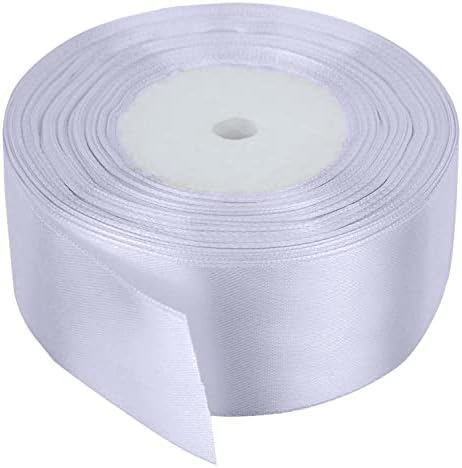 Trimming Shop Gold Ribbon Roll - 25mm x 25 Metres - Double Sided Satin Brightly Coloured - 100% Polyester - for Gift Wrapping, Decorating, Arts and Craft - Machine Washable