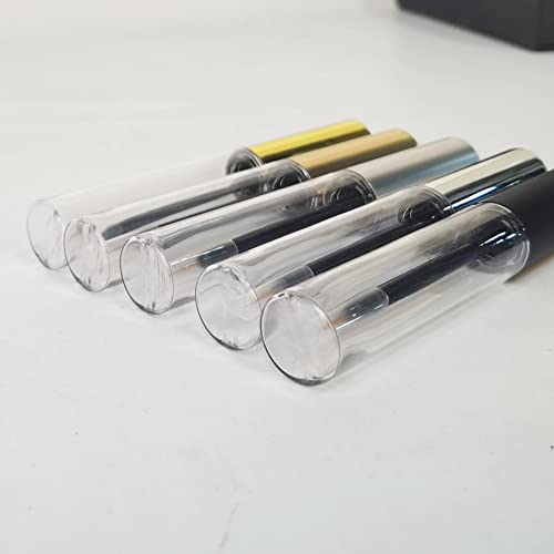 COSIDEA Tubos vacíos dorados 10ml 12pcs para delineador miniatura 6