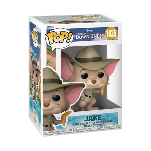 Funko Pop! Disney: Rescuers Down Under 35th - Jake - (The Rescuers) - Figura de Vinilo Coleccionable - Idea de Regalo - Mercancia Oficial - Juguetes para Niños y Adultos - Movies Fans