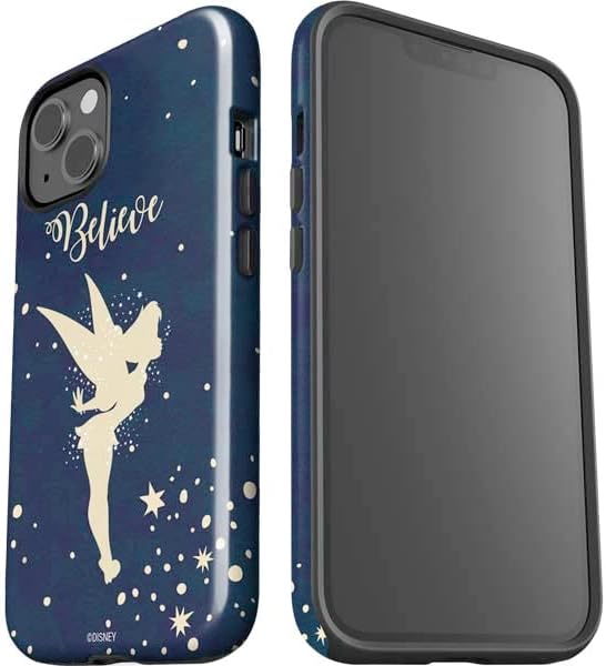 Skinit Impact Phone Case Compatible with iPhone 14 - Officially Licensed Disney Tinker Bell Believe Design