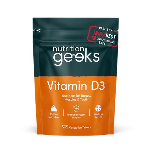 Vitamin D 1000iu - 1 Year Supply, 365 Easy-Swallow Vitamin D Tabl...