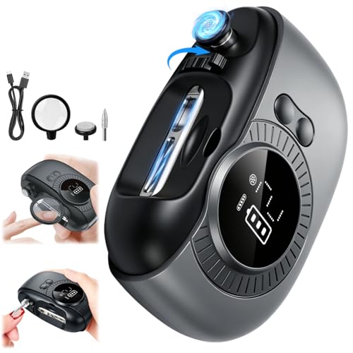 Electric Nail Clipper 3 in 1 Electric Nail Trimmer with Polishing & Filer