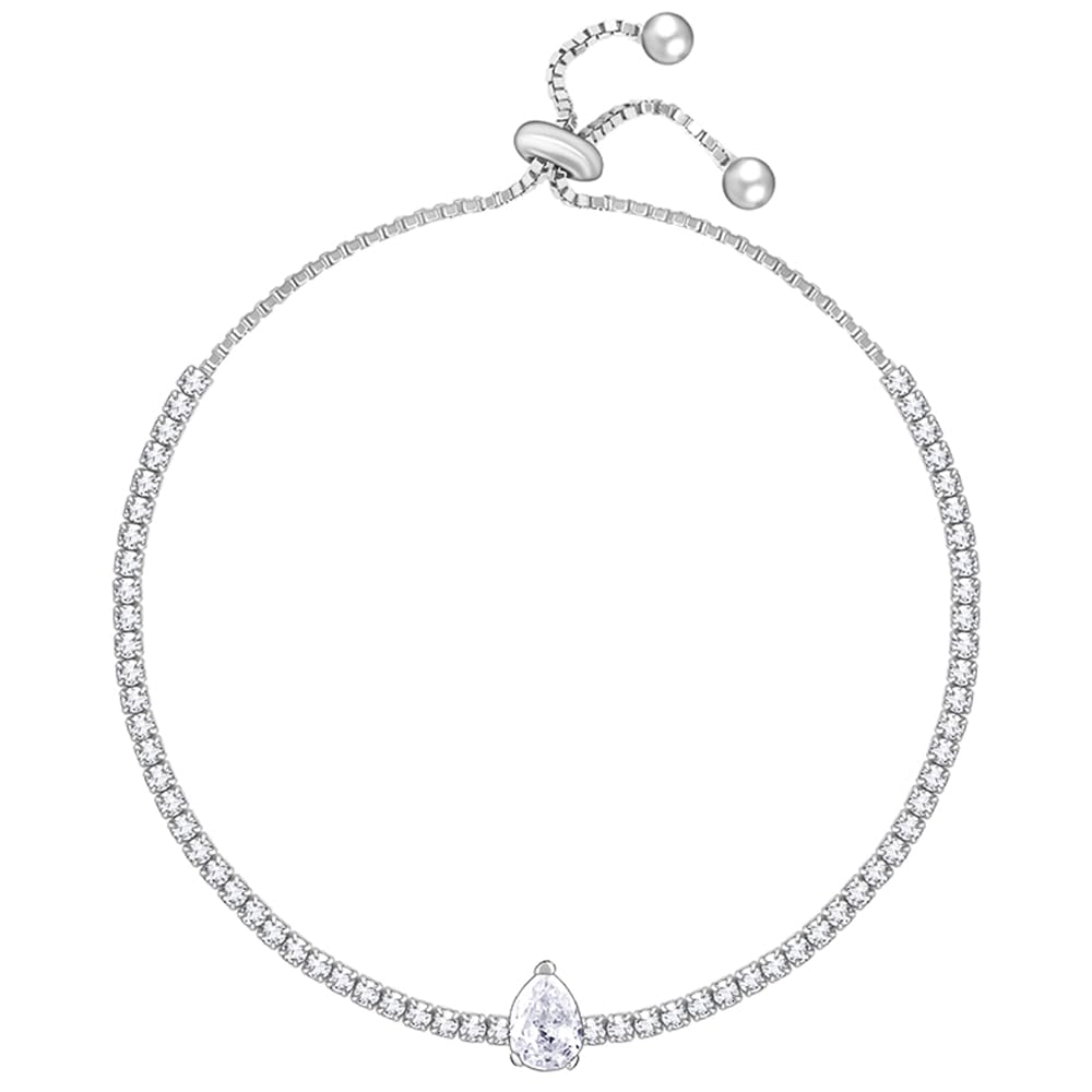 GIVA 925 Silver Joy of White Bracelet, Adjustable | Gifts for Women and Girls | With Certificate of Authenticity and 925 Stamp | 6 Months Warranty* (B0CQM7XVXX) Amazon Price History, Amazon Price Tracker