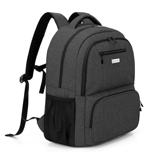 CURMIO CPAP Travel Backpack Compatible for ResMed AirSense 9, AirSense 10, AirSense 11, Philips System One, CPAP Carry On Bag for CPAP Machine & Supplies, Black, Patent Design