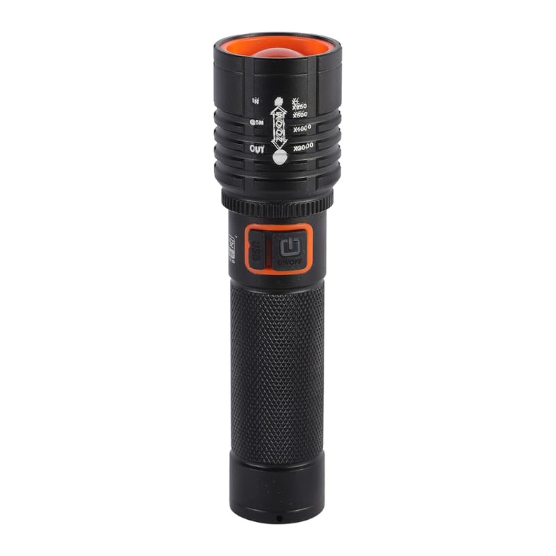 Drumstone (𝐋𝐢𝐦𝐢𝐭𝐞𝐝 𝐓𝐨𝐝𝐚𝐲 Zoomable USB Rechargeable Torch, Strobe & 3 Brightness Modes | Heavy-Duty LED Flashlight for Camping, Hiking, Car & Emergency 𝟏𝟓 𝐘𝐞𝐚𝐫𝐬 𝐖𝐚𝐫𝐫𝐚𝐧𝐭𝐲-image-37