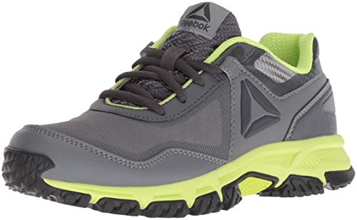 Reebok Unisex Ridgerider Trail 3.0 Sneaker, foggy grey/ash grey/electric, 5 M US Little Kid